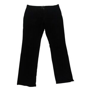 Parasuco 2016 Denim Corduroy Pants Women’s Size 14 Black Stretch Straight